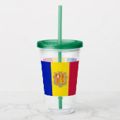Andorra Acryl Drinkbeker (Voorkant)