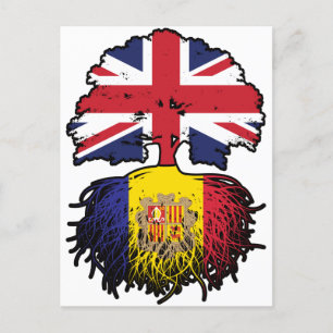 Andorra Andorra Andorra British UK Verenigd Konink Briefkaart