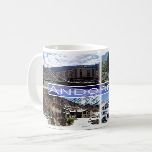 Andorra - bergen - koffiemok (Voorkant links)