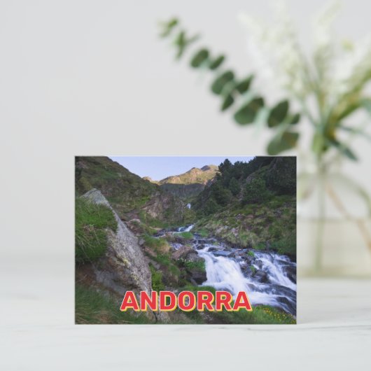 Andorra Berglandschap Briefkaart (Staand voorkant)
