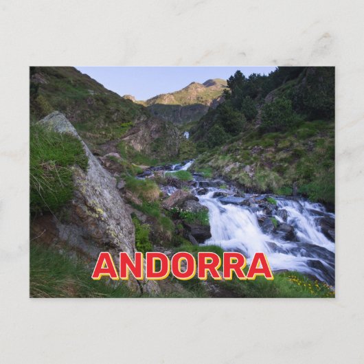 Andorra Berglandschap Briefkaart (Voorkant)