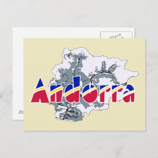 Andorra Briefkaart (Voorkant / Achterkant)