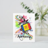 Andorra Briefkaart (Staand voorkant)