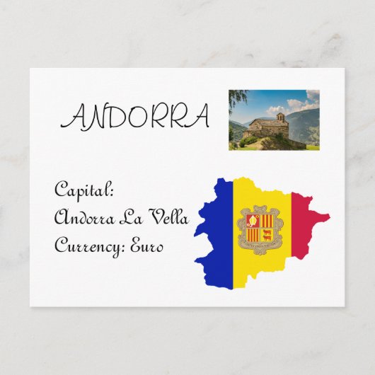 Andorra Briefkaart (Voorkant)