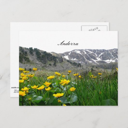 Andorra Briefkaart (Voorkant / Achterkant)