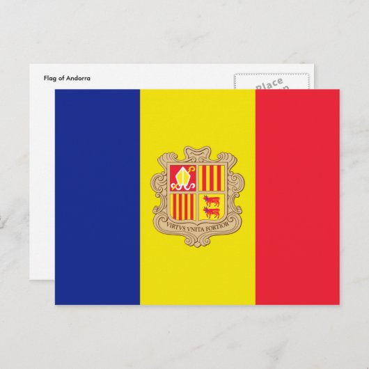 andorra briefkaart (Voorkant / Achterkant)