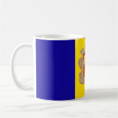 Andorra Country Flag Coffee Mok, Mok voor mannen e (Links)