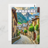 Andorra, een juweel van de bergen briefkaart (Voorkant / Achterkant)