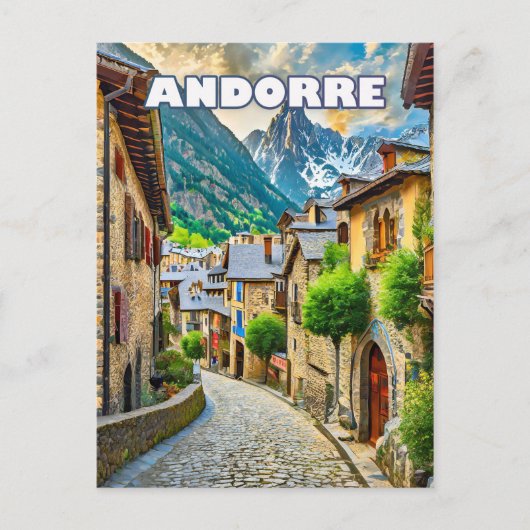 Andorra, een juweel van de bergen briefkaart (Voorkant)