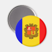 andorra flag magnet (Voorkant / Achterkant)