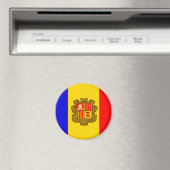 andorra flag magnet (Insitu (Vaatwasser))