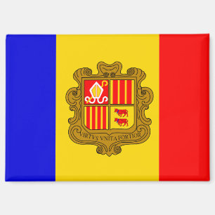 andorra flag magnet