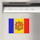 andorra flag magnet (Insitu (Vaatwasser))