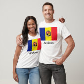 Andorra Flag T-Shirt (Unisex)