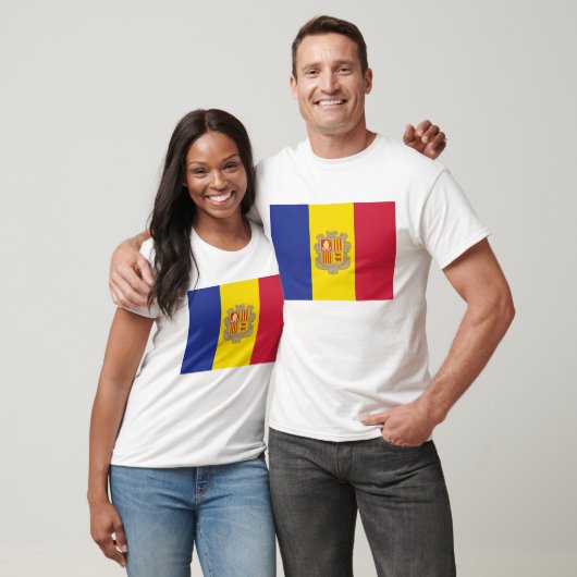 Andorra Flag T-Shirt, Patriotic T-Shirts (Unisex)
