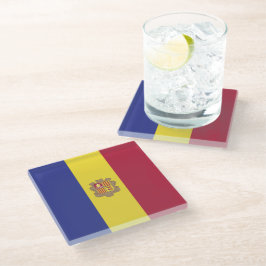 Andorra Glazen Onderzetter