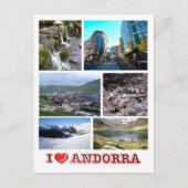 Andorra - I Love - Briefkaart (Voorkant)