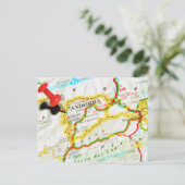 Andorra la Vella, Andorra Briefkaart (Staand voorkant)