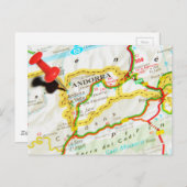 Andorra la Vella, Andorra Briefkaart (Voorkant / Achterkant)