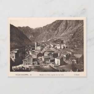 Andorra la vella briefkaart