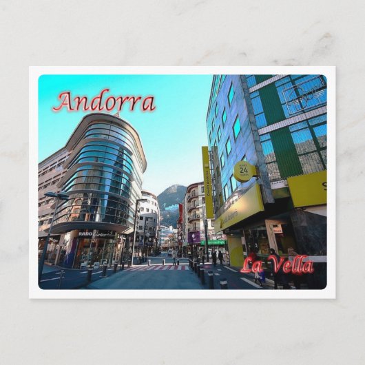 Andorra - La Vella - Centre - Briefkaart (Voorkant)