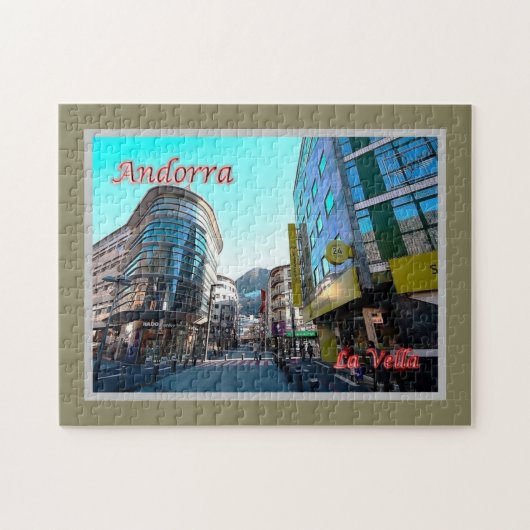 Andorra - La Vella - Centre - Legpuzzel (Horizontaal)