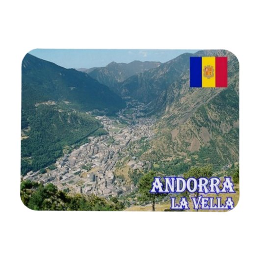 Andorra - La Vella - Magneet (Horizontaal)