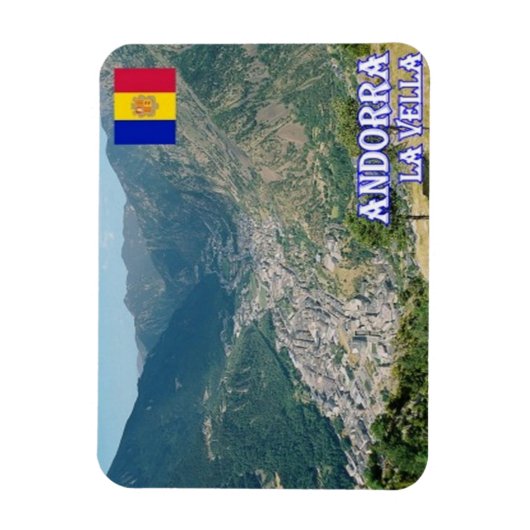 Andorra - La Vella - Magneet (Verticaal)