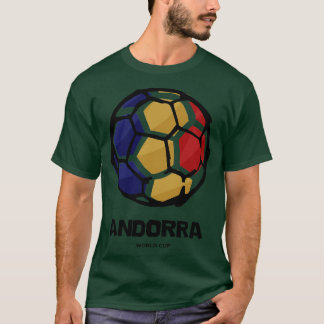 Andorra Landenvlag T-shirt