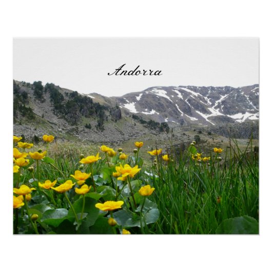 Andorra landschap perfect poster (Voorkant)