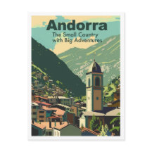 Andorra Lavella Kunst vintage Reizen