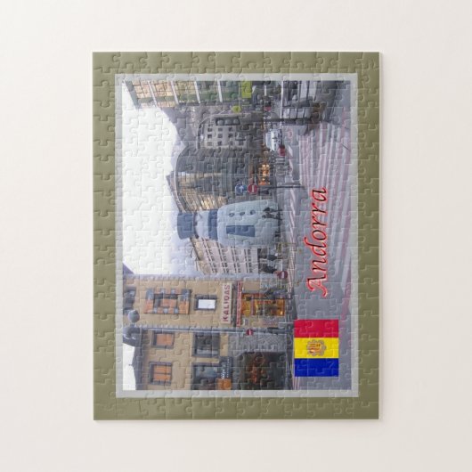 Andorra - legpuzzel (Verticaal)