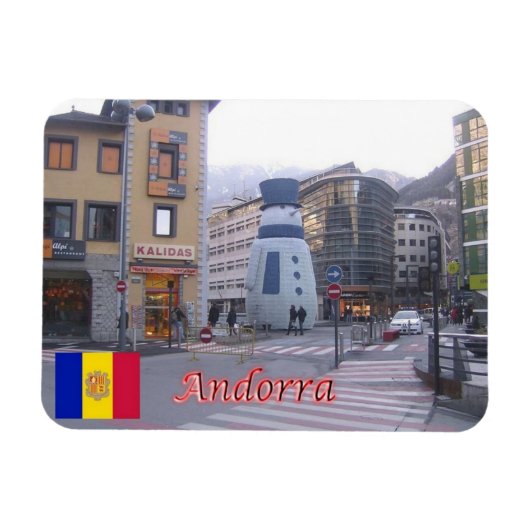 Andorra - magneet (Horizontaal)