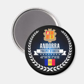 Andorra Magneet (Voorkant / Achterkant)