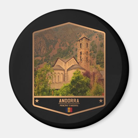 Andorra Magneet (Voorkant)