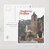 Andorra - Ordino - Briefkaart (Voorkant / Achterkant)