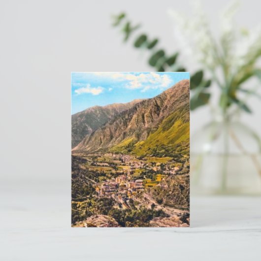 Andorra, panorama briefkaart (Staand voorkant)