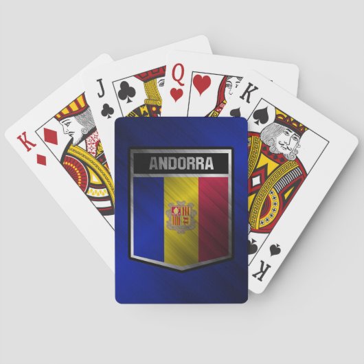 Andorra Pokerkaarten (Achterkant)