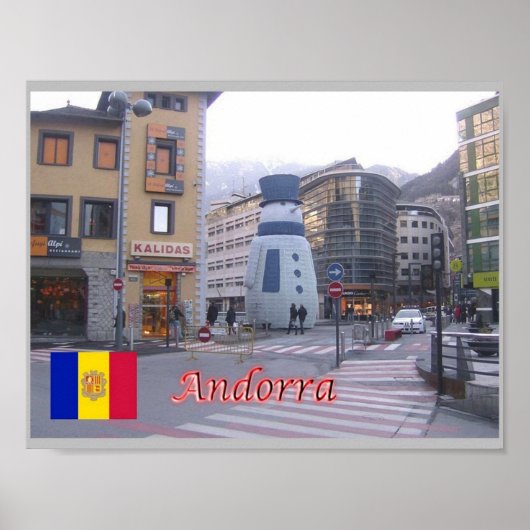 Andorra - poster (Voorkant)