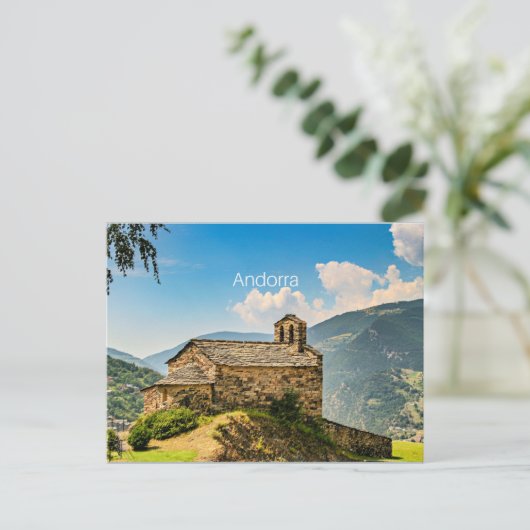 Andorra, Pyreneeën Briefkaart (Staand voorkant)
