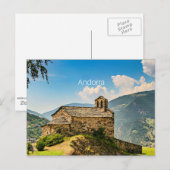 Andorra, Pyreneeën Briefkaart (Voorkant / Achterkant)