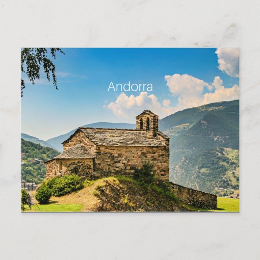 Andorra, Pyreneeën Briefkaart (Voorkant)