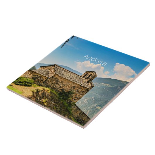 Andorra, Pyreneeën gebergte Tegeltje (Zijkant)