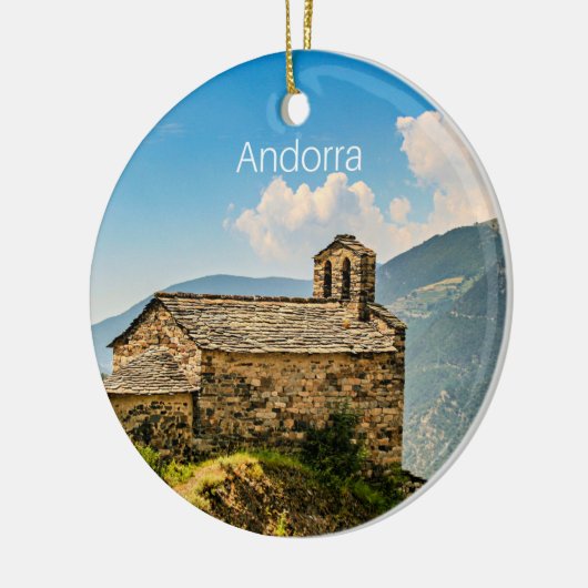 Andorra, Pyreneeën Keramisch Ornament (Links)