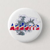 Andorra Ronde Button 5,7 Cm (Voorkant)