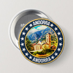 Andorra Ronde Button 7,6 Cm