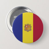 Andorra Ronde Button 7,6 Cm (Voorkant /achterkant)