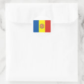 Andorra Ronde Sticker (Tas)