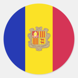 Andorra Ronde Sticker