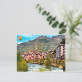 ANDORRA Saint Julia de Loria Briefkaart (Staand voorkant)